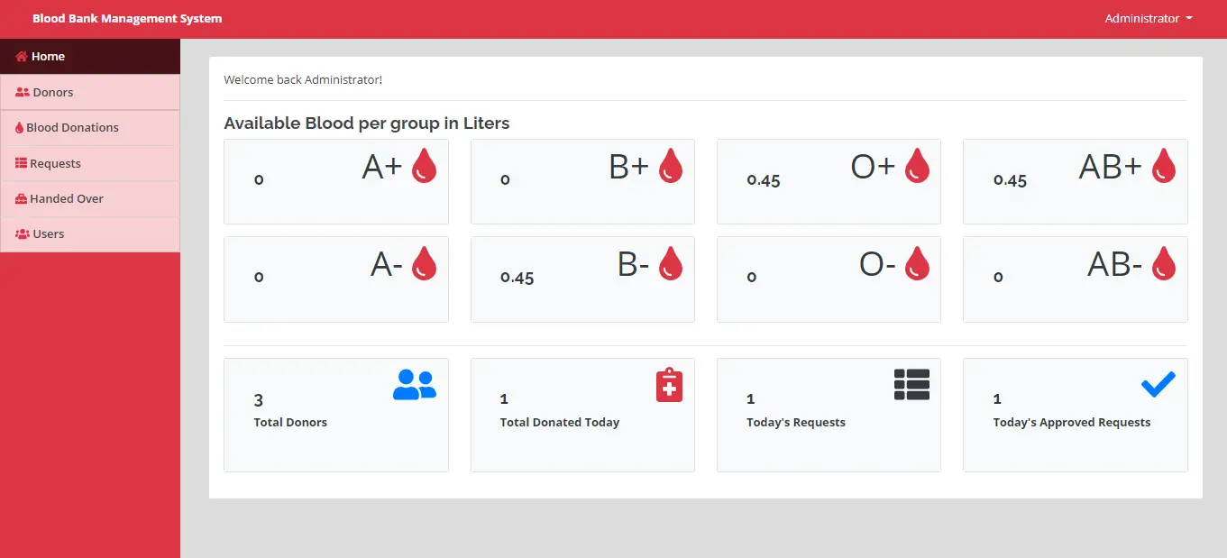 Blood Donation System